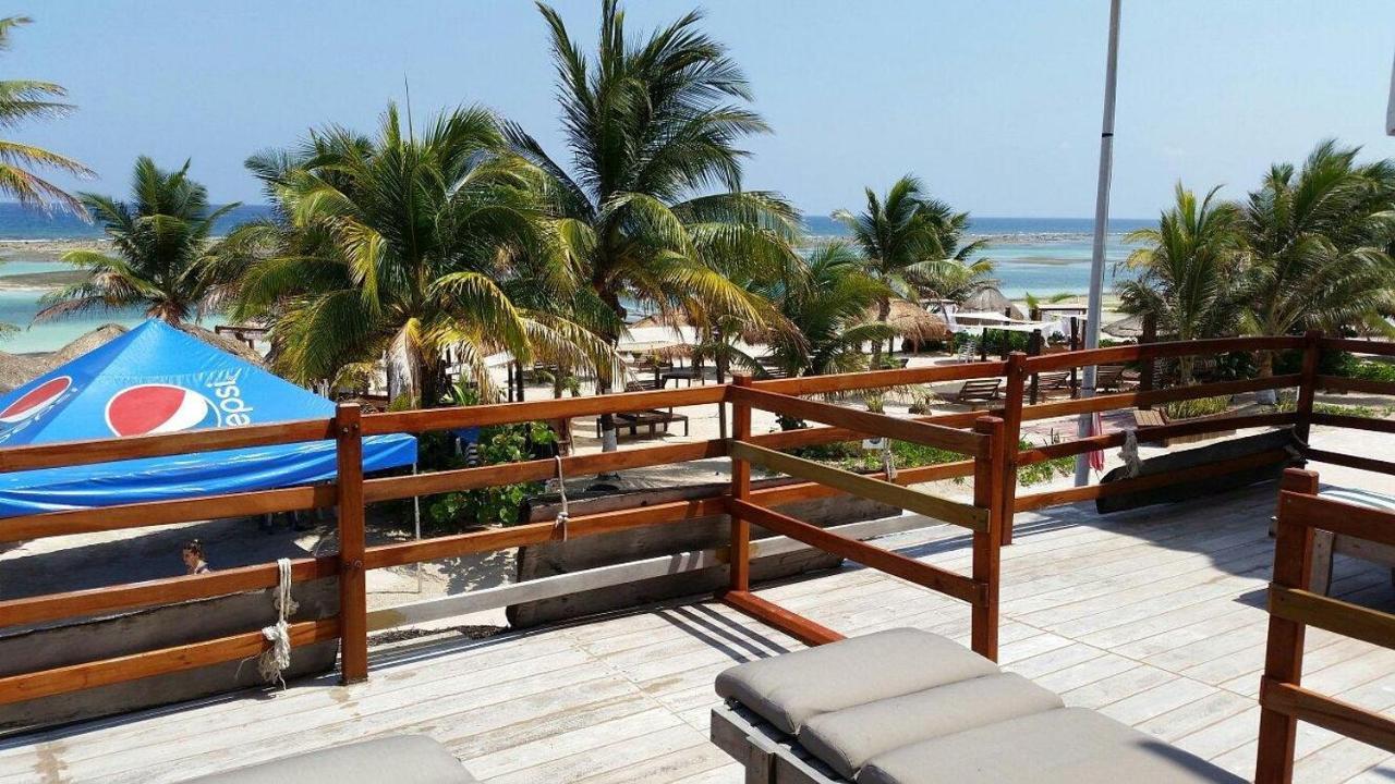 Hotel El Caballo Blanco Mahahual Dış mekan fotoğraf
