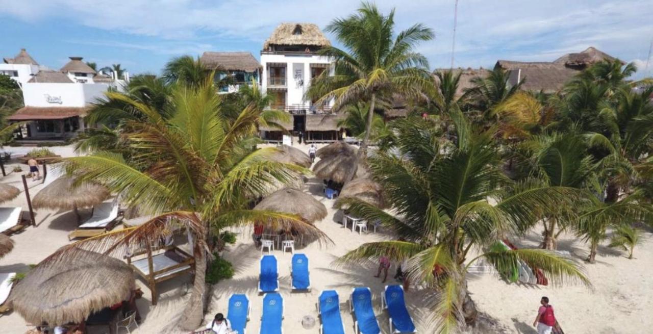 Hotel El Caballo Blanco Mahahual Dış mekan fotoğraf