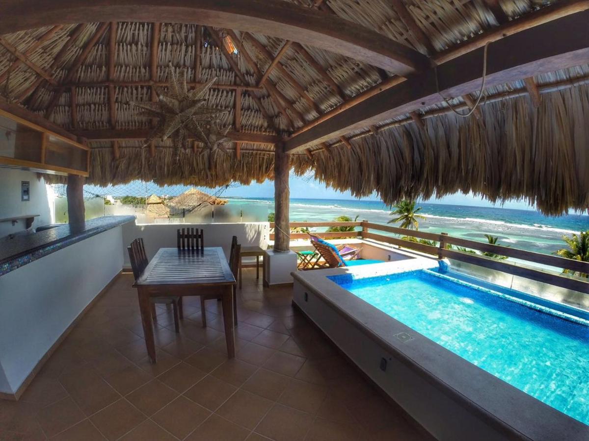 Hotel El Caballo Blanco Mahahual Dış mekan fotoğraf
